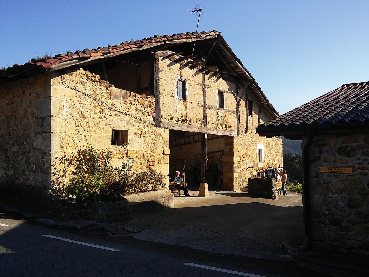 Goiuriako baserri bat (Iurreta, Bizkaia)