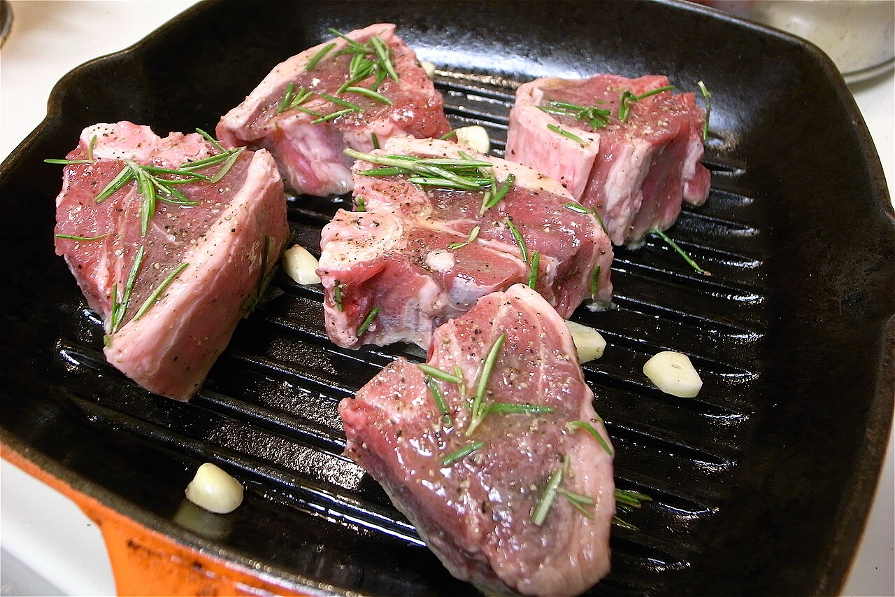 Grilled Lamb Loin Chops