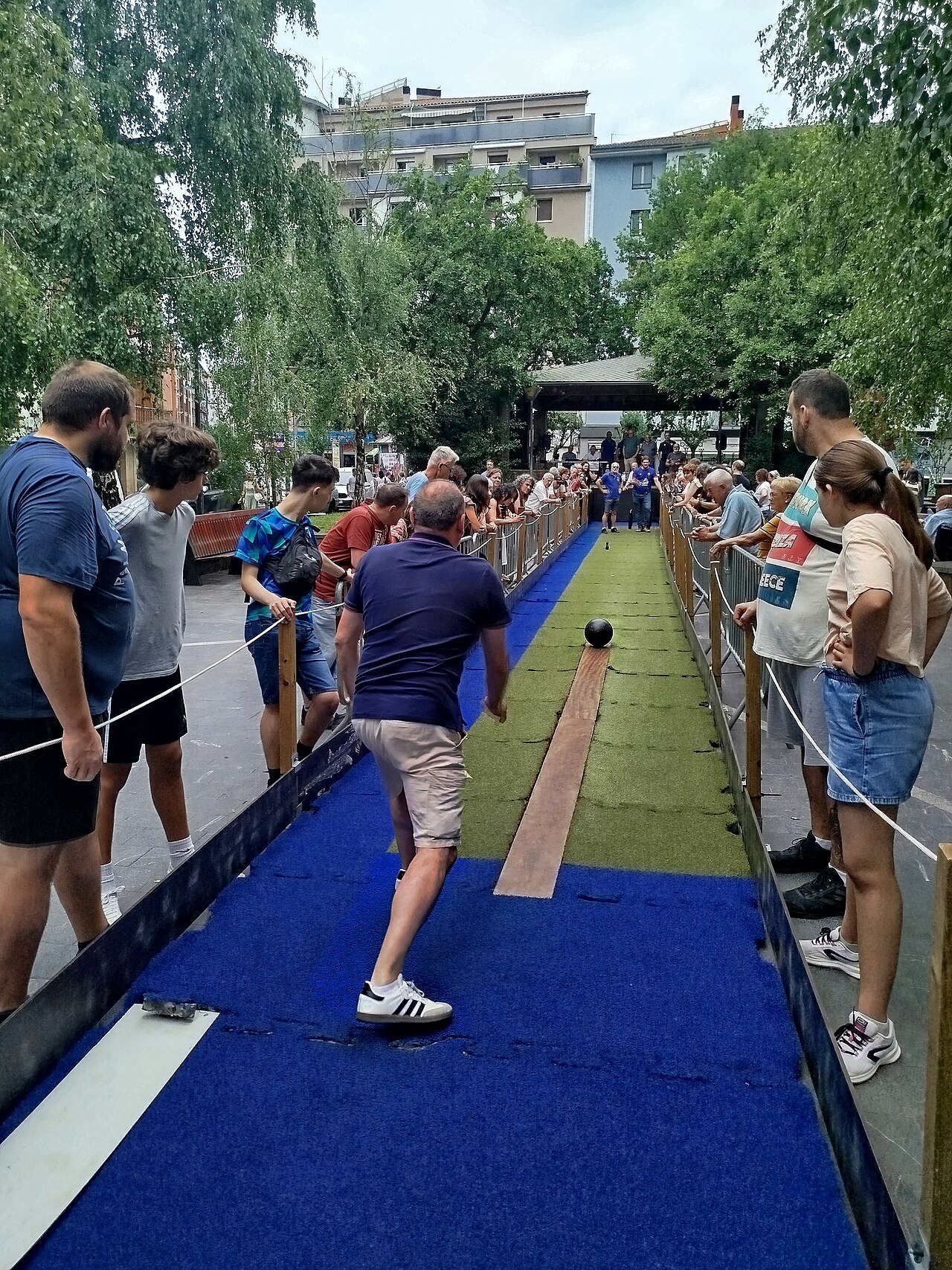 Erromeria eguneko bola jokoa Errenteriako Foruen plazan 2026-07-18