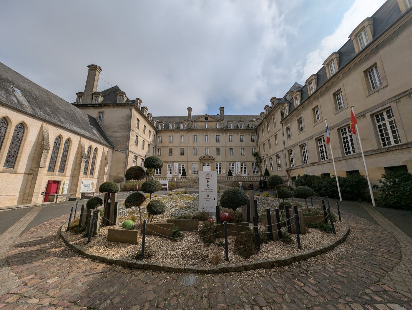 The Centre Guillaume-le-Conquérant in Bayeux, its home from 1983 to 2025, in March 2025.