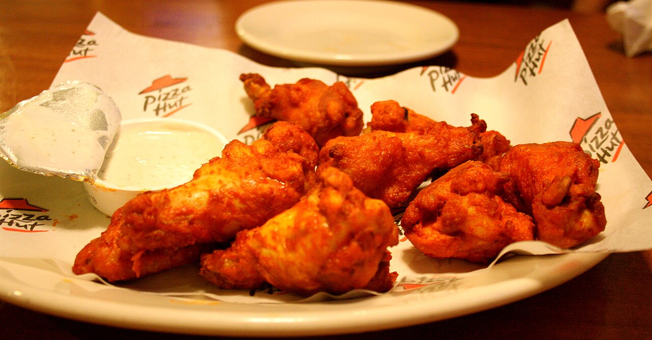 Buffalo wings from a Pizza Hut in Portage, MI.
