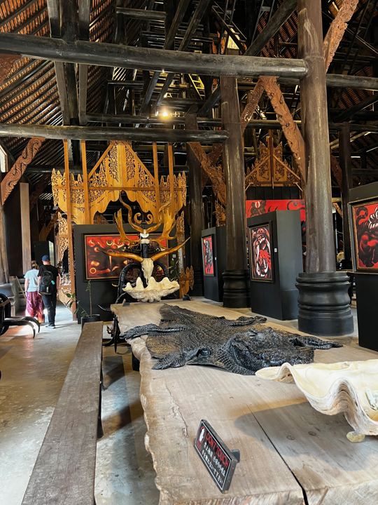 The long hall at the Black House