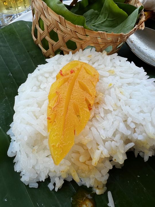 Lunch, wrapped in banana leaf