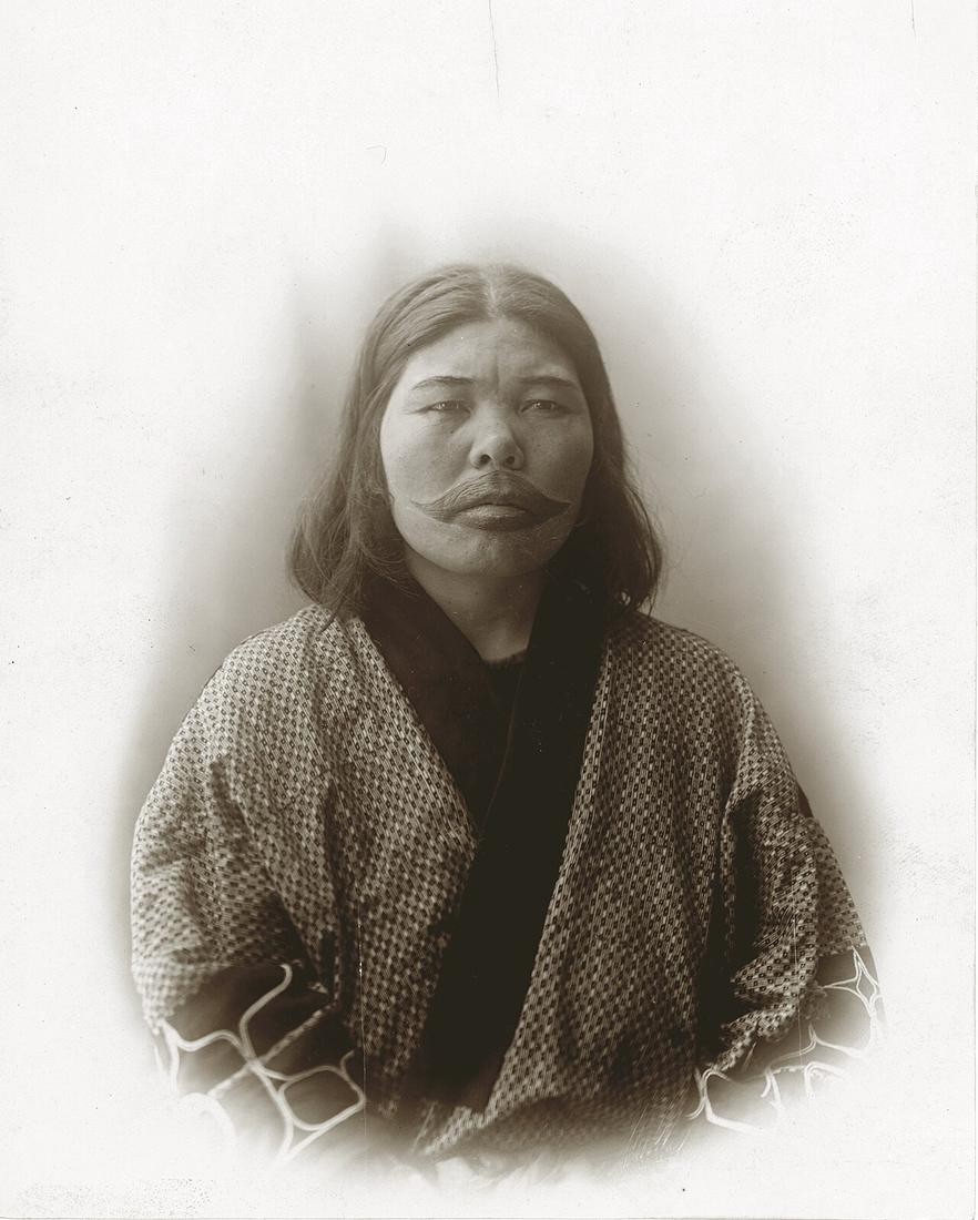 Title: Ainu Woman from Japan with the Department of Anthropology at the 1904 World's Fair.