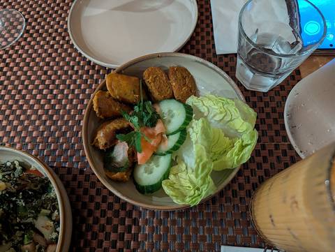Description on menu: "spicy northen thai pork sausage"