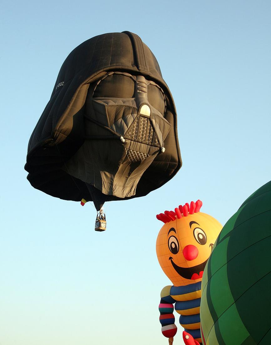 Hot Air Balloon festival in Leon, Guanajuato, Mexico.