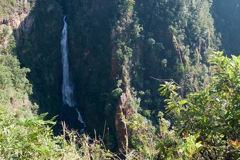 Mae Surin Waterfall. Numerous streams and rivers around. A mix of evergreen and deciduous hill forest with some Dipterocarp trees. Namtok Mae Surin, Doi Pui Area, Mae Hong Son Province, Thanon Thong C