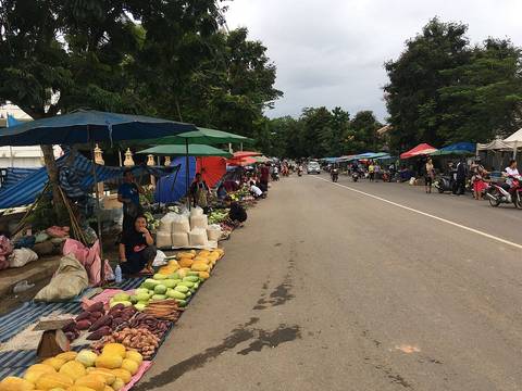 Street market in Mae Hong Son.