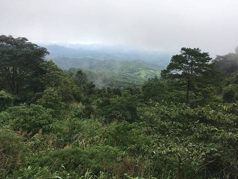 View from the Doi Kiew Lom Viewpoint in Pang Mapha District, Mae Hong Son Province.