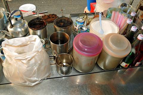 We went to a street market on our way to the floating market, this was whole day was a optional part of the tour. Bangkok, Thailand