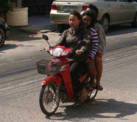 Motor Cyclist, Soi Santitham Santirak / Chiang Mai, Thailand.
Honda Wave