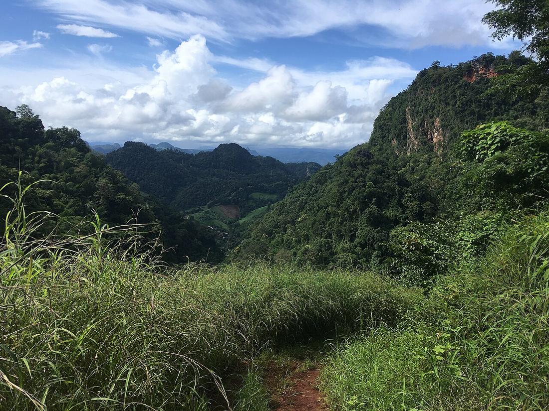 Mountains in Pang Mapha District, Mae Hong Son Province.