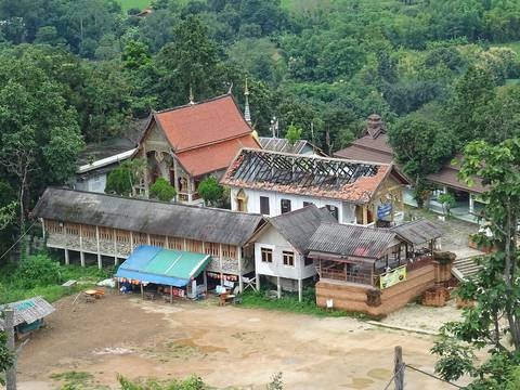 View of Wat Phra That Mae Yen from the Big Buddha.