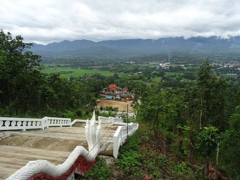 View of Wat Phra That Mae Yen from the Big Buddha.