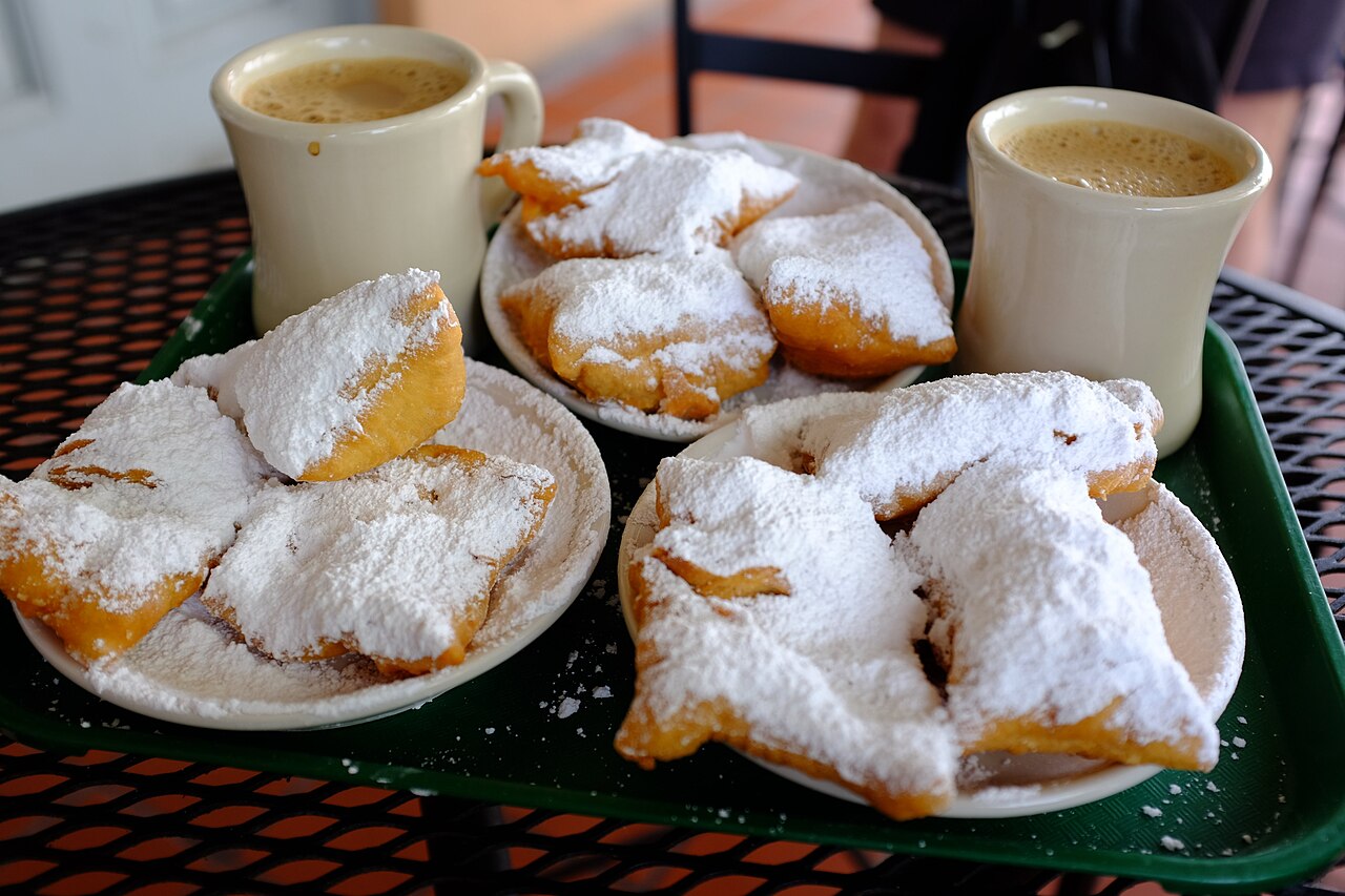 Beignets - Cafe du Monde, Metairie, Louisiana 2015