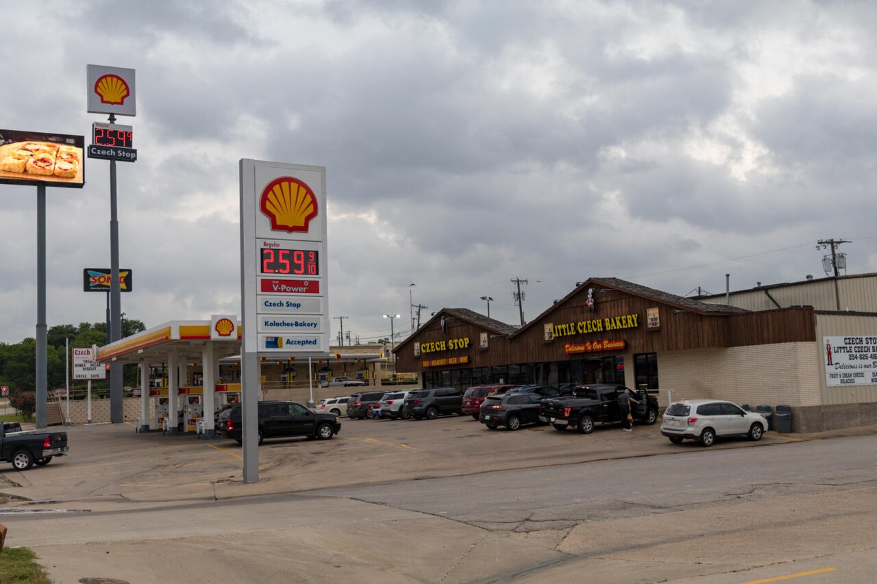 Photograph of the Czech Stop And Little Czech Bakery. Well known roadside stop for kolaches on Interstate 35 in West, TX.; 1 photograph : digital, col.