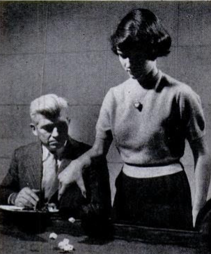 A dice test at the Duke lab, 1954, from Life.