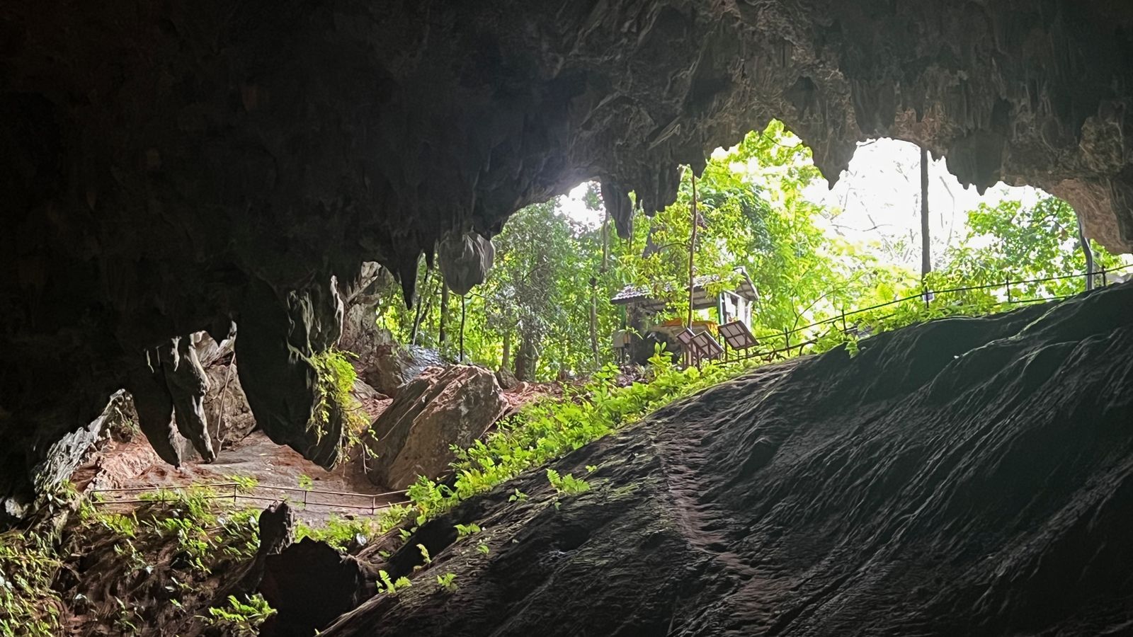 The mouth of Tham Luang today.