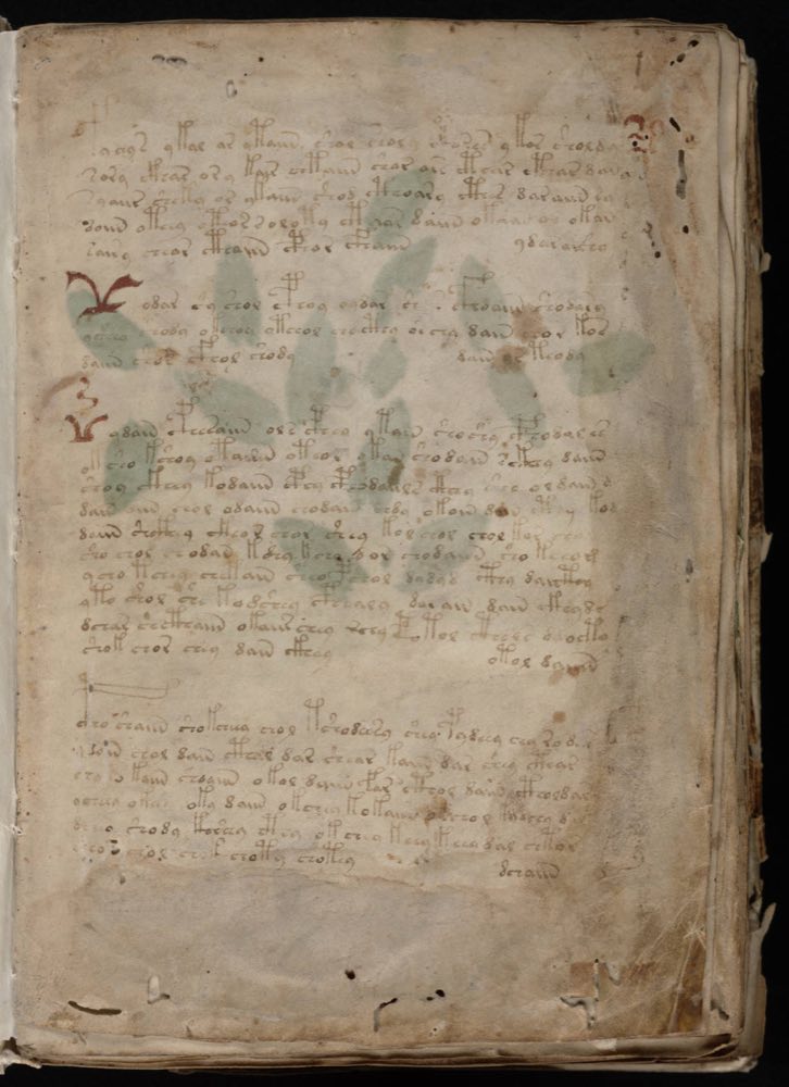 f1r, the first page, with its faded signature at the foot